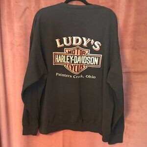 RARE! VINTAGE 1990s  Harley-Davidson - Painters Creek, Ohio -Mens Swearshirt -3X